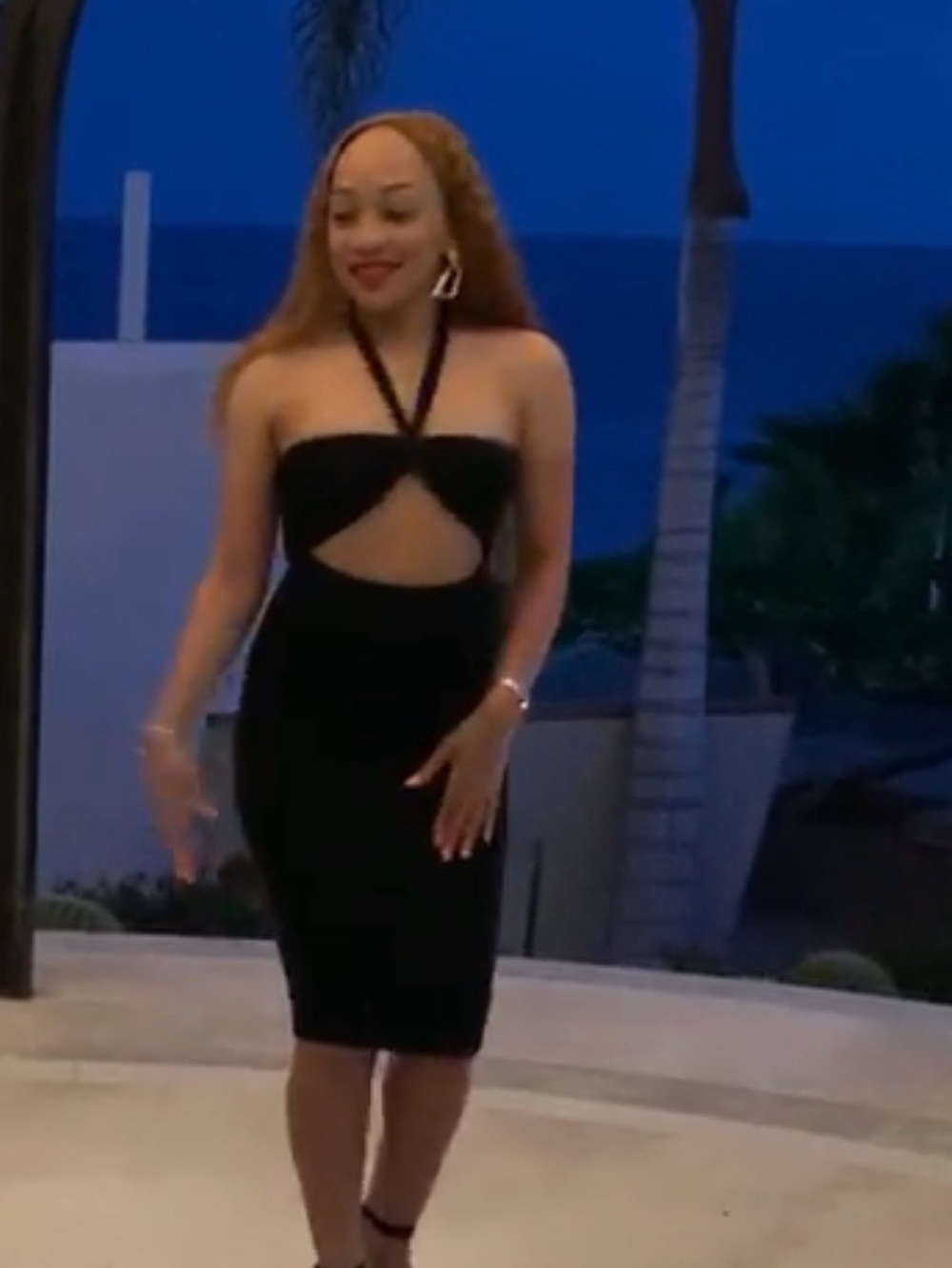 Naked Wardrobe halter black dress